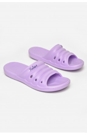 Шлепанцы пена женские сиреневого цвета DS-66 212166C