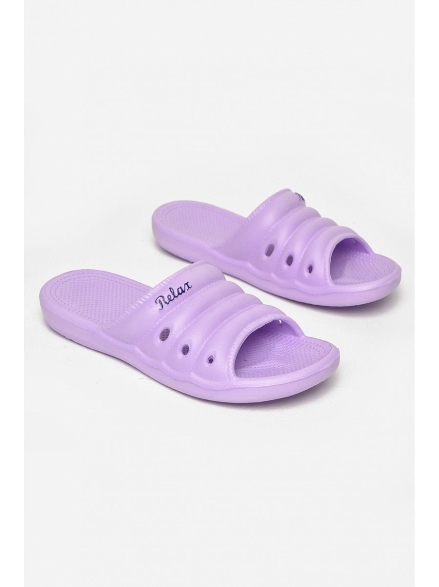 Шлепанцы пена женские сиреневого цвета DS-66 212166C