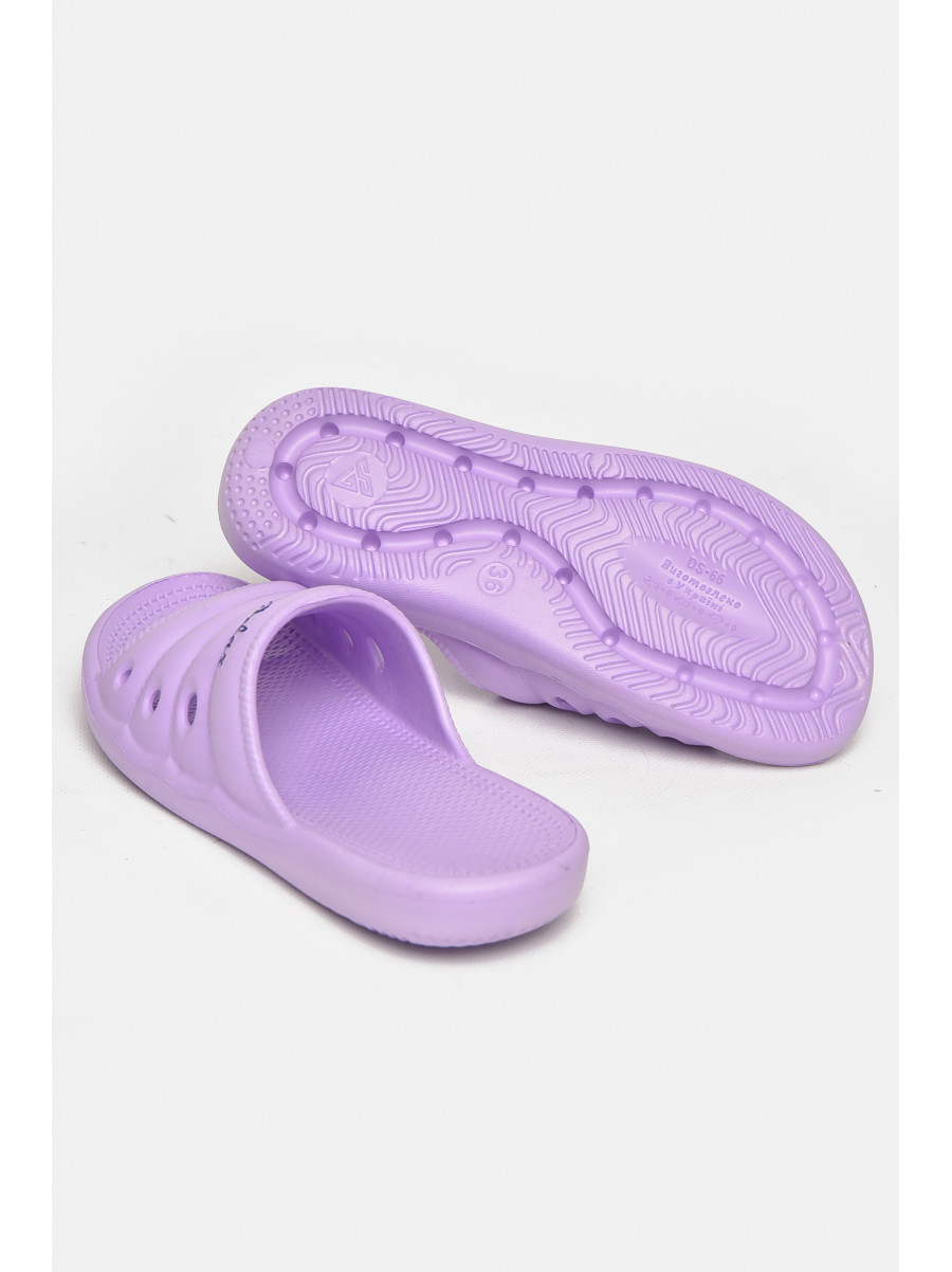 Шлепанцы пена женские сиреневого цвета DS-66 212166C