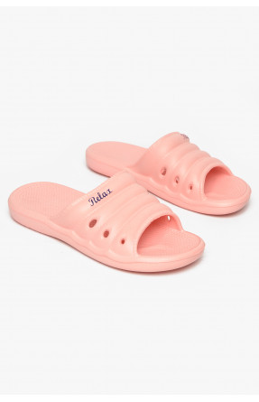 Шлепанцы пена женские персикового цвета DS-66 212167C