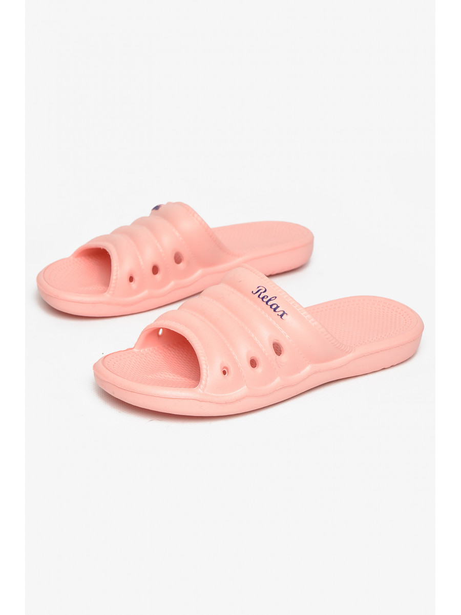 Шлепанцы пена женские персикового цвета DS-66 212167C