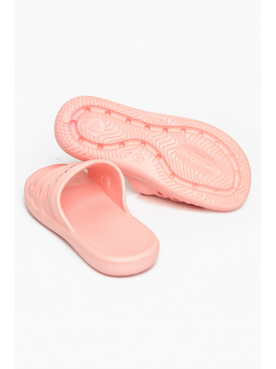 Шлепанцы пена женские персикового цвета DS-66 212167C
