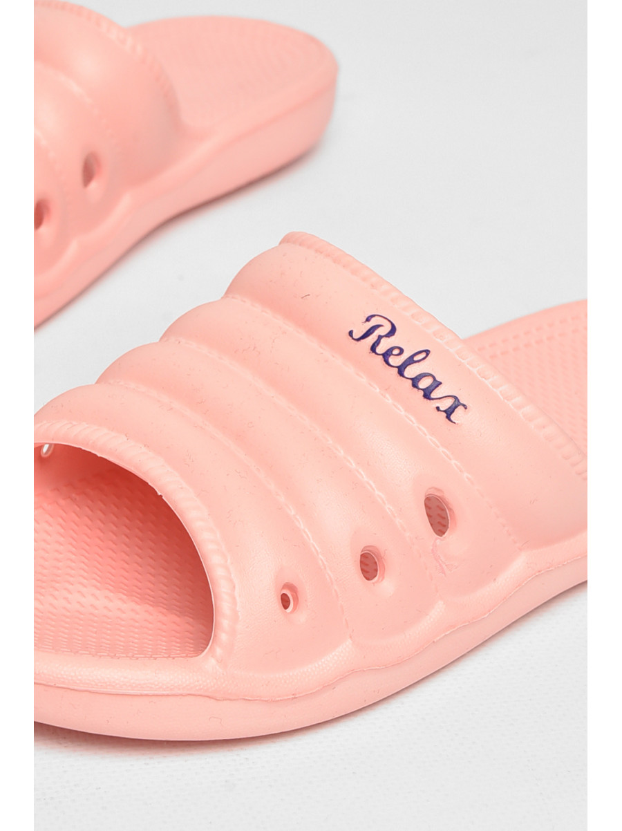 Шлепанцы пена женские персикового цвета DS-66 212167C