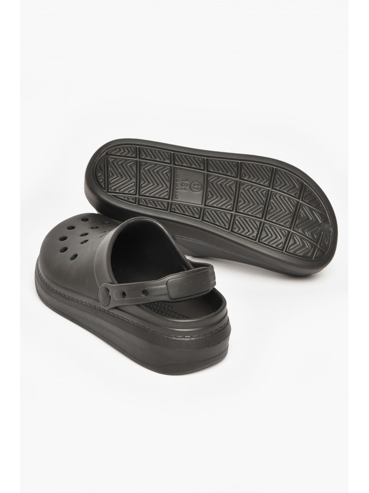 Кроксы женские черного цвета 161 212169C