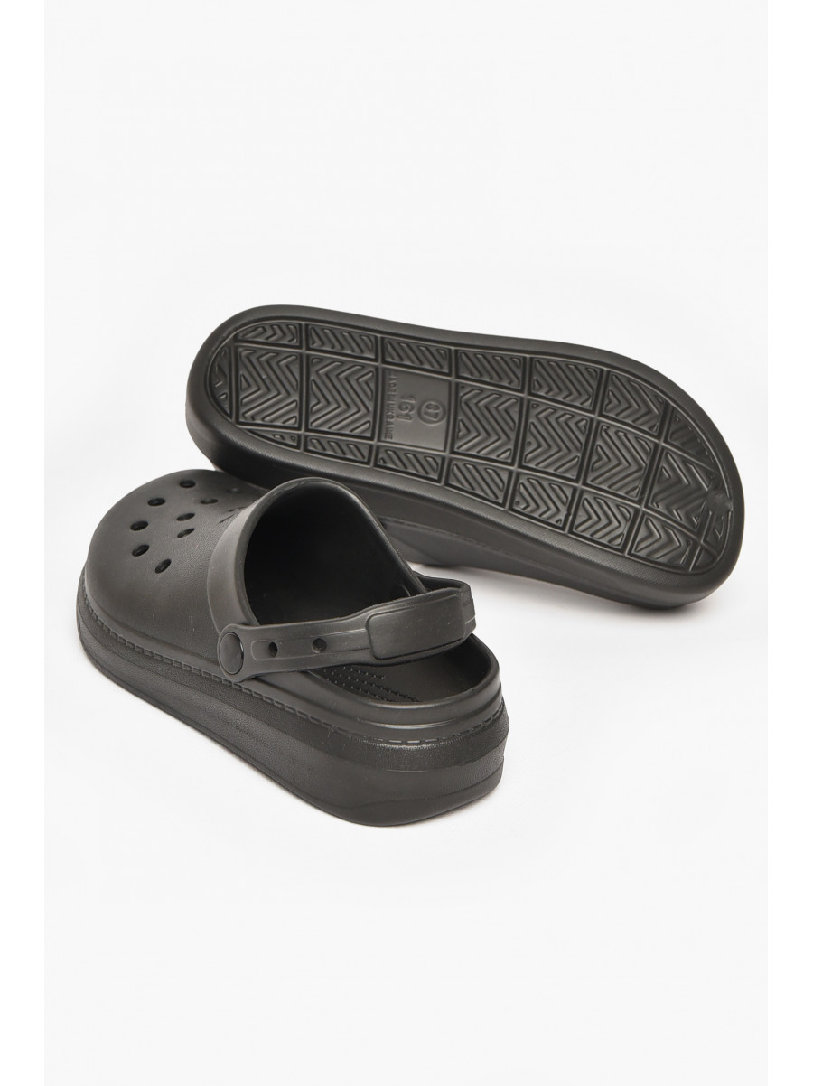 Кроксы женские черного цвета 161 212169C