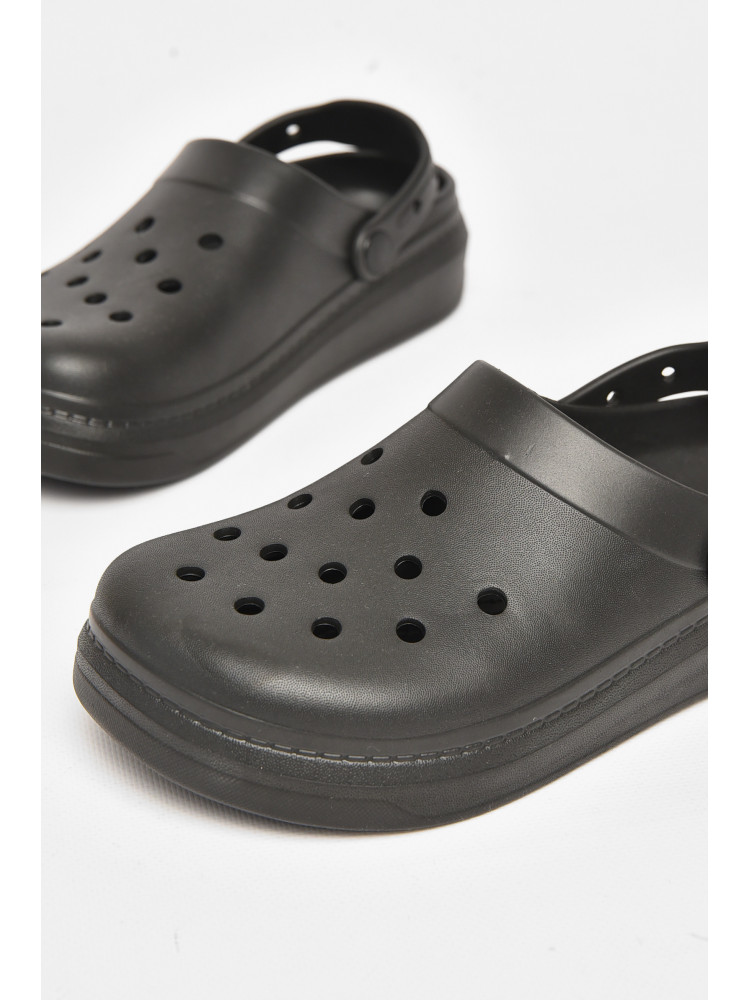 Кроксы женские черного цвета 161 212169C