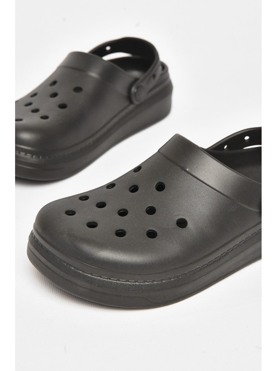 Кроксы женские черного цвета 161 212169C
