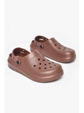 Крокси жіночі шоколадного кольору 161 212170C