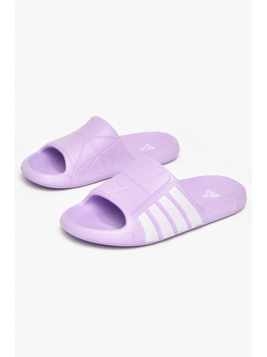 Шлепки детские для девочки пена сиреневого цвета СС-019 212172C