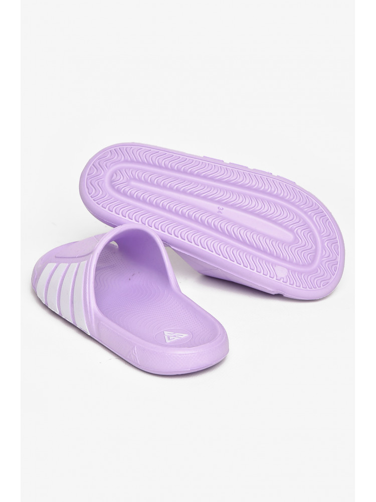 Шлепки детские для девочки пена сиреневого цвета СС-019 212172C