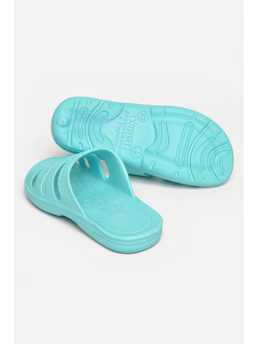 Шльопки дитячі для дівчинки піна блакитного кольору 501 212174C