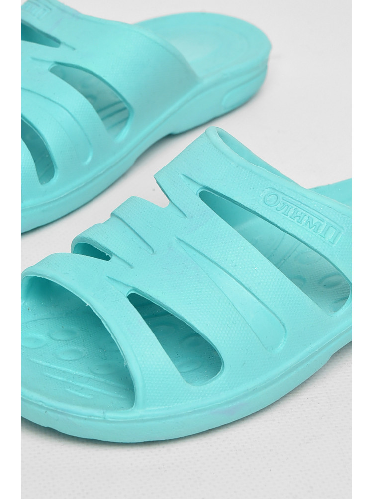Шльопки дитячі для дівчинки піна блакитного кольору 501 212174C