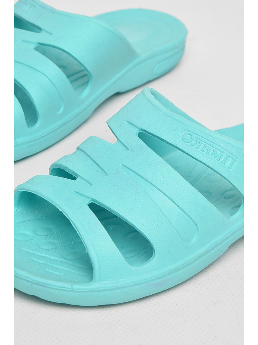 Шльопки дитячі для дівчинки піна блакитного кольору 501 212174C