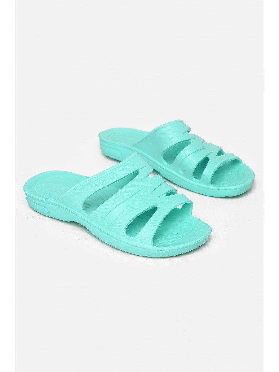 Шльопки дитячі для дівчинки піна м`ятного кольору 501 212175C