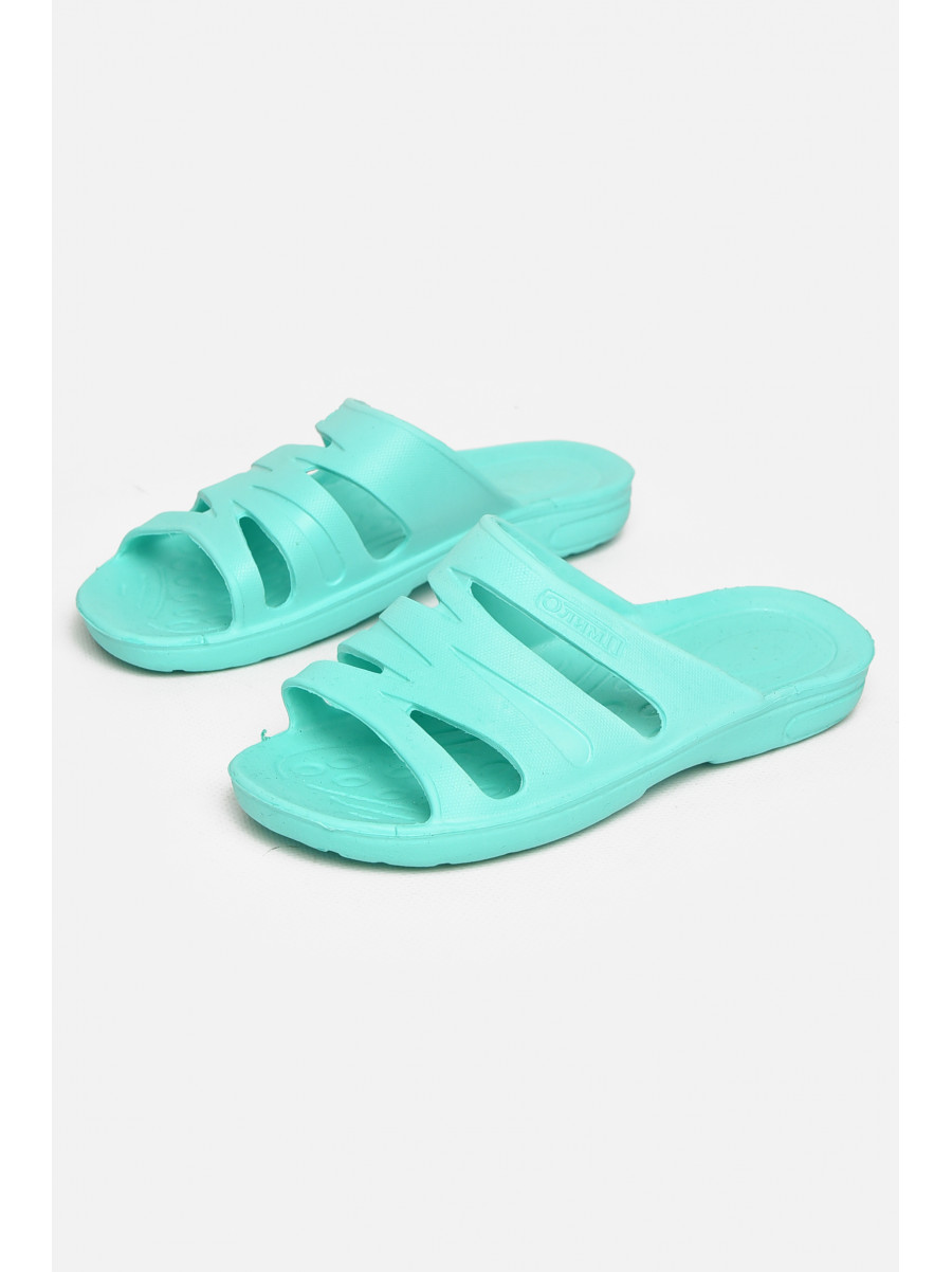 Шльопки дитячі для дівчинки піна м`ятного кольору 501 212175C