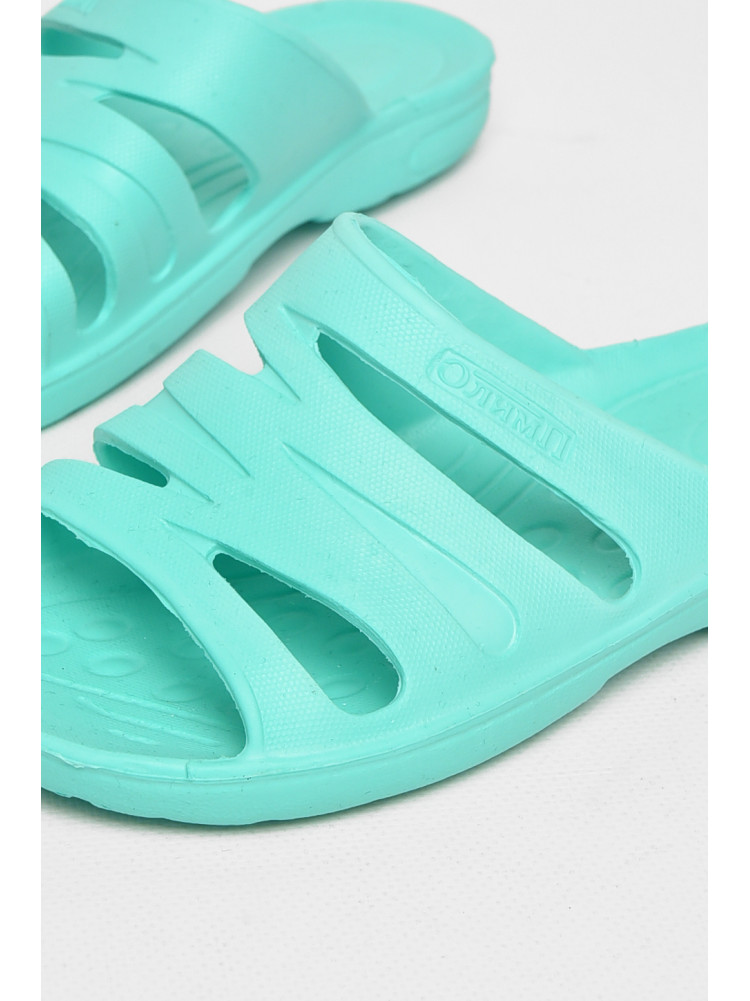 Шльопки дитячі для дівчинки піна м`ятного кольору 501 212175C