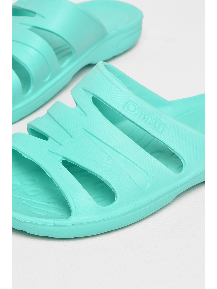 Шльопки дитячі для дівчинки піна м`ятного кольору 501 212175C