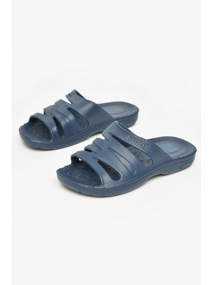Шльопки дитячі для хлопчика піна темно-синього кольору 502 212176C