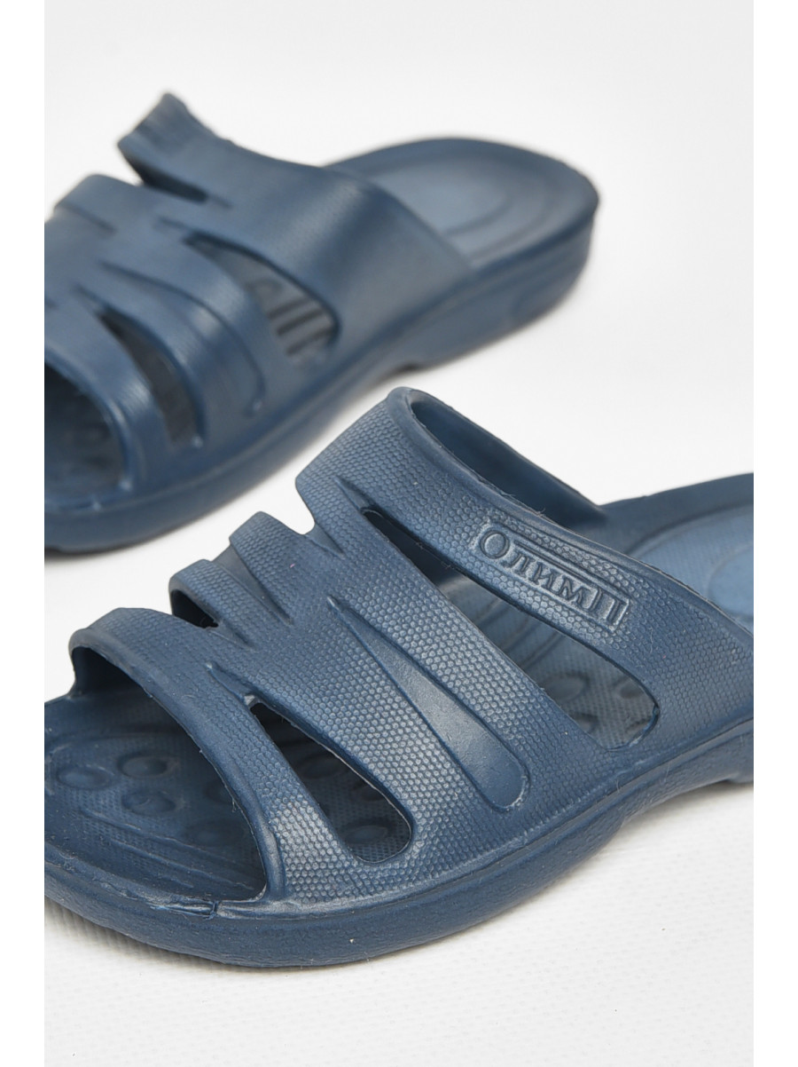 Шльопки дитячі для хлопчика піна темно-синього кольору 502 212176C