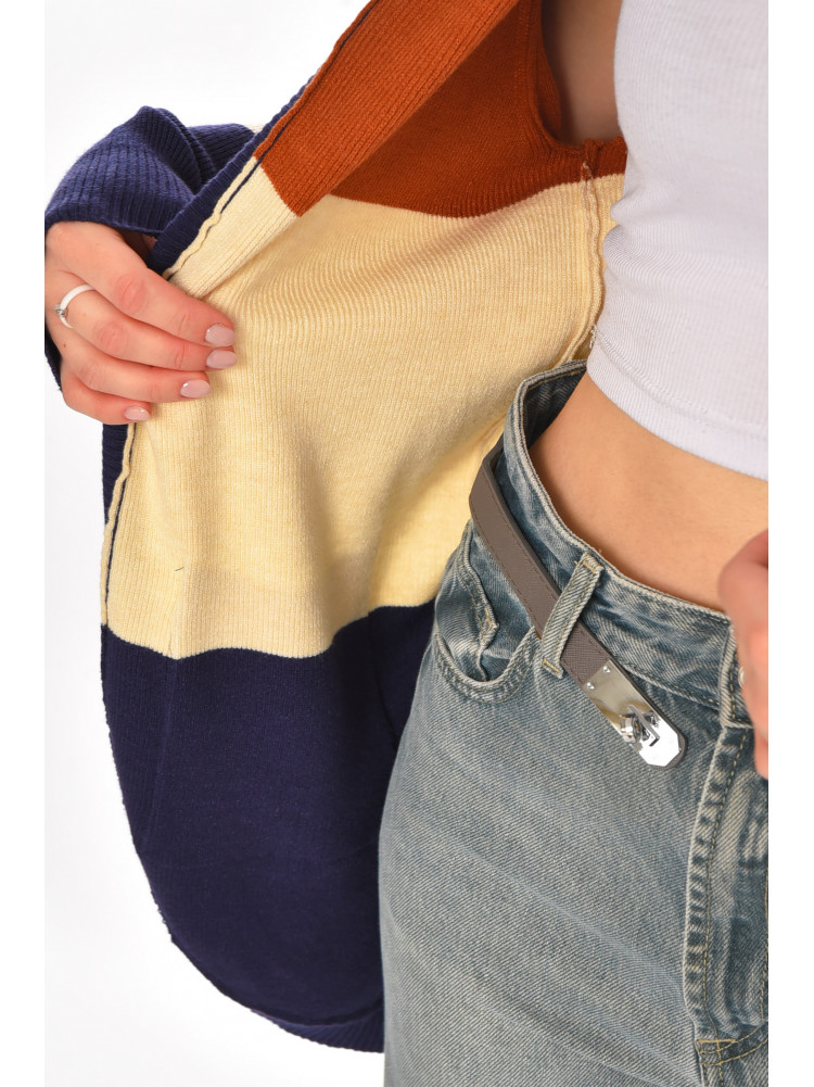 Кардиган женский коричневого цвета с принтом 11743 212177C