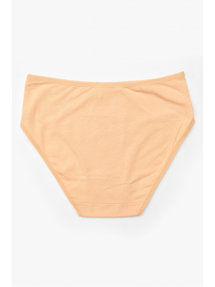 Трусы женские полубатальные бежевого цвета 38382 212178C