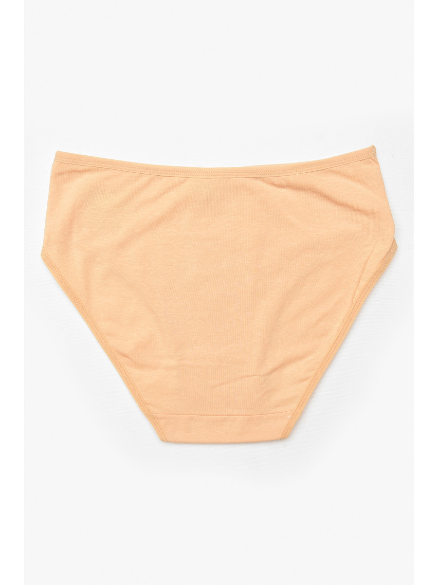 Трусы женские полубатальные бежевого цвета 38382 212178C