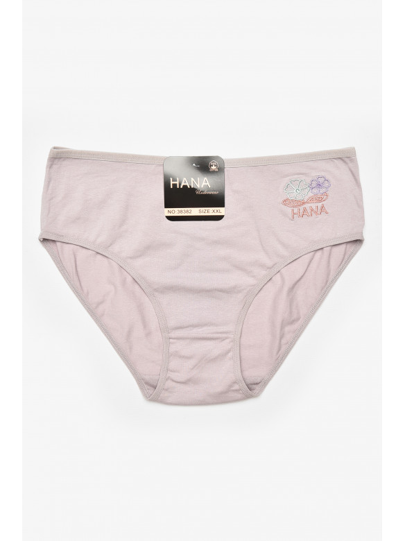 Трусы женские полубатальные сиреневого цвета 38382 212179C