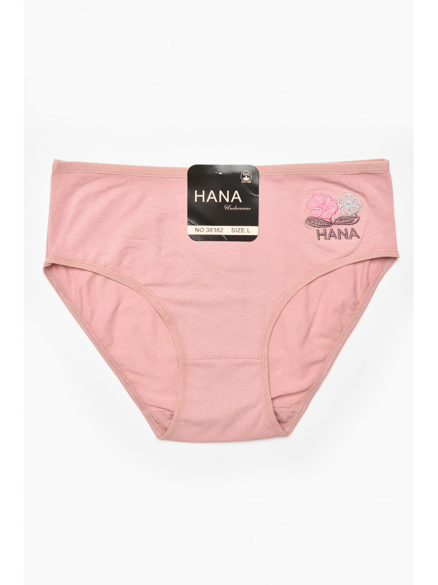 Трусы женские полубатальные пудрового цвета 38382 212181C