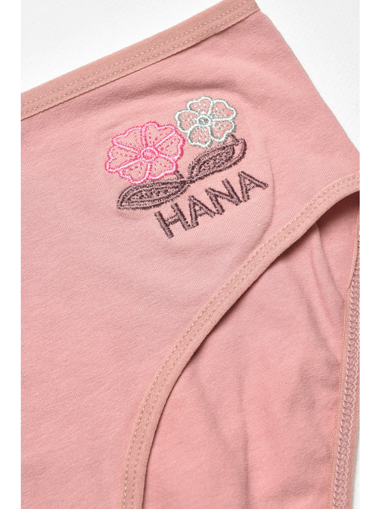 Трусы женские полубатальные пудрового цвета 38382 212181C