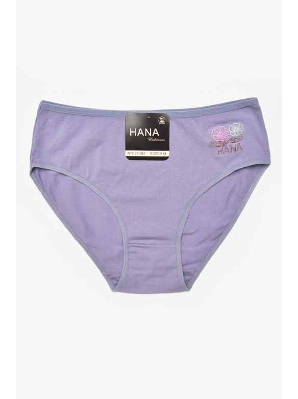 Трусы женские полубатальные темно-сиреневого цвета 38382 212183C