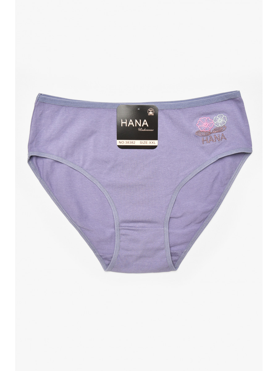 Трусы женские полубатальные темно-сиреневого цвета 38382 212183C