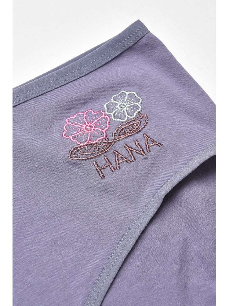 Трусы женские полубатальные темно-сиреневого цвета 38382 212183C