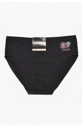 Трусы женские полубатальные черного цвета 38382 212185C Трусы женские полубатальные черного цвета 38382 212185C
