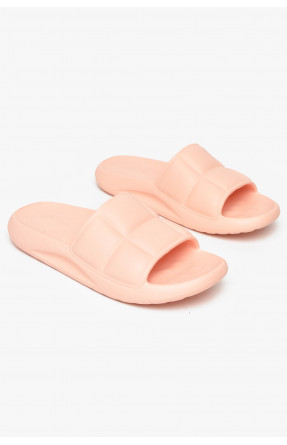 Шлепанцы пена женские персикового цвета DS-63 212198C