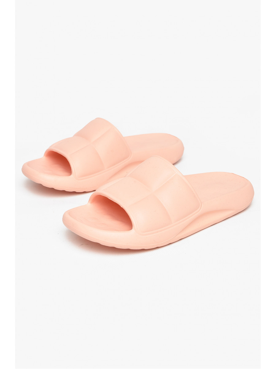 Шлепанцы пена женские персикового цвета DS-63 212198C