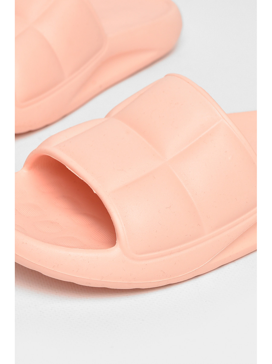 Шлепанцы пена женские персикового цвета DS-63 212198C
