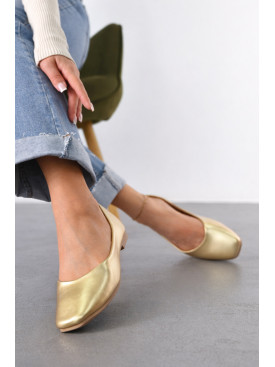 Балетки жіночі золотистого кольору Е338-9 212204C