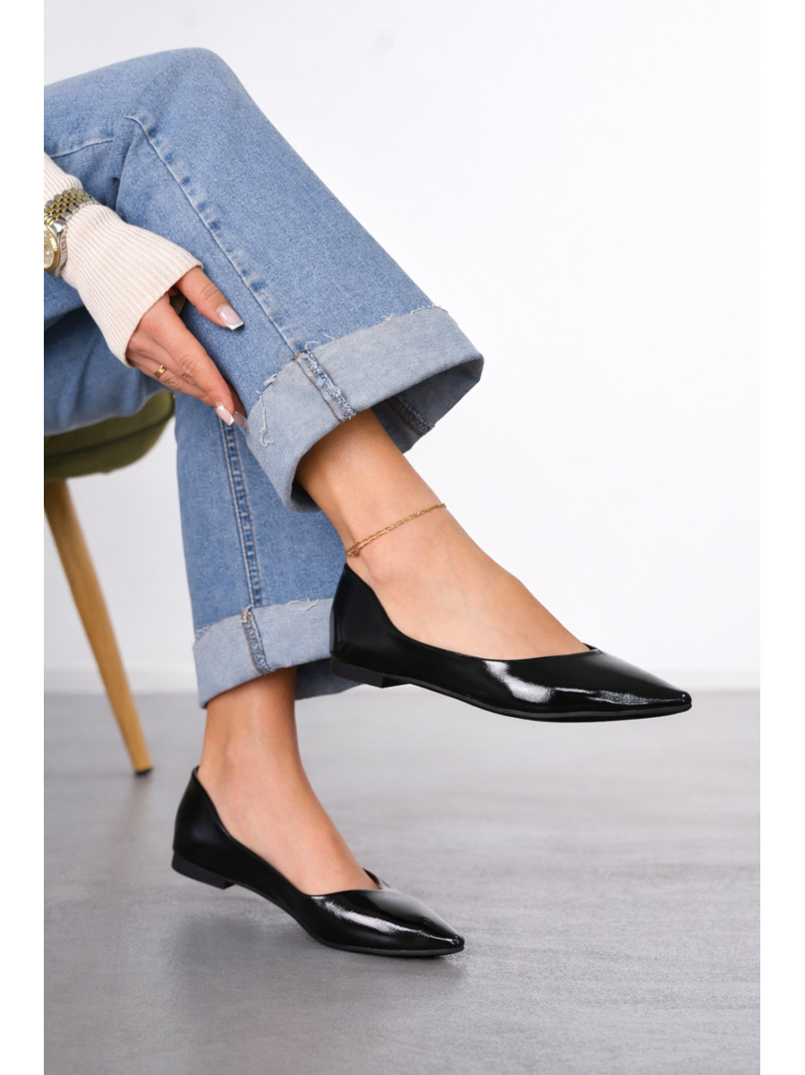 Балетки женские черного цвета Е330-20 212205C