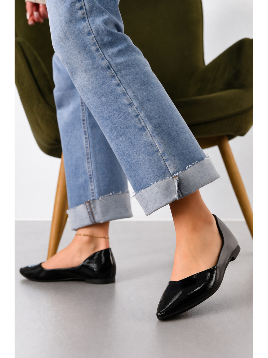 Балетки женские черного цвета Е330-20 212205C