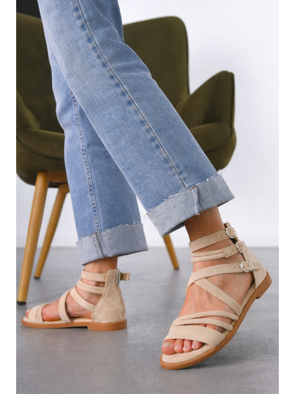 Босоножки женские бежевого цвета К892-3 212218C