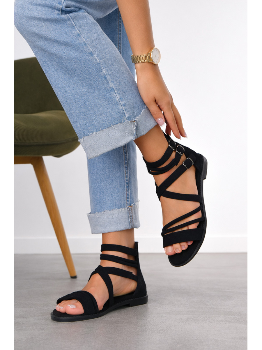 Босоножки женские черного цвета К892-1 212219C