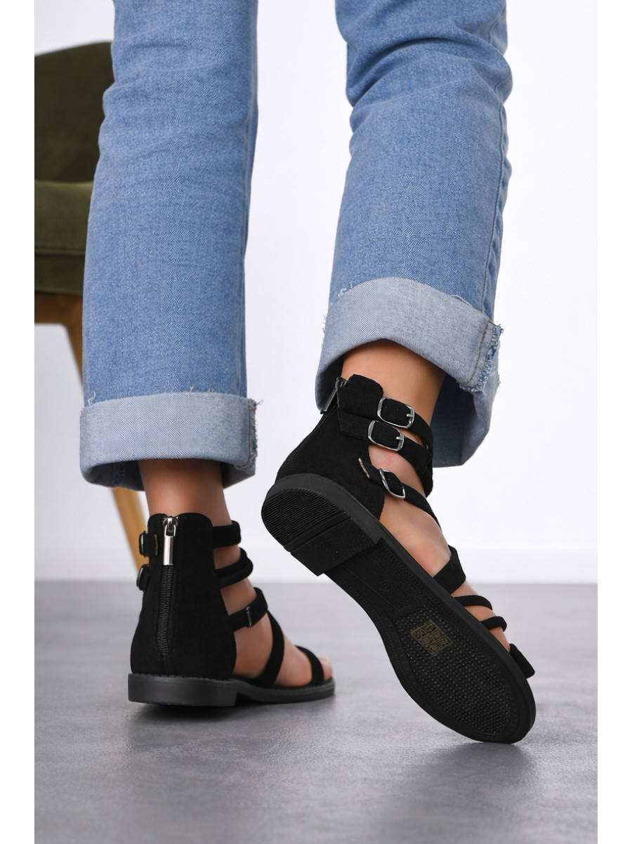 Босоножки женские черного цвета К892-1 212219C