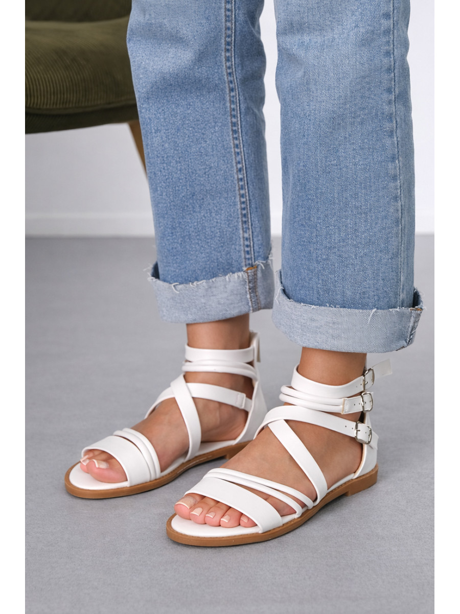 Босоножки женские белого цвета К892-2 212220C
