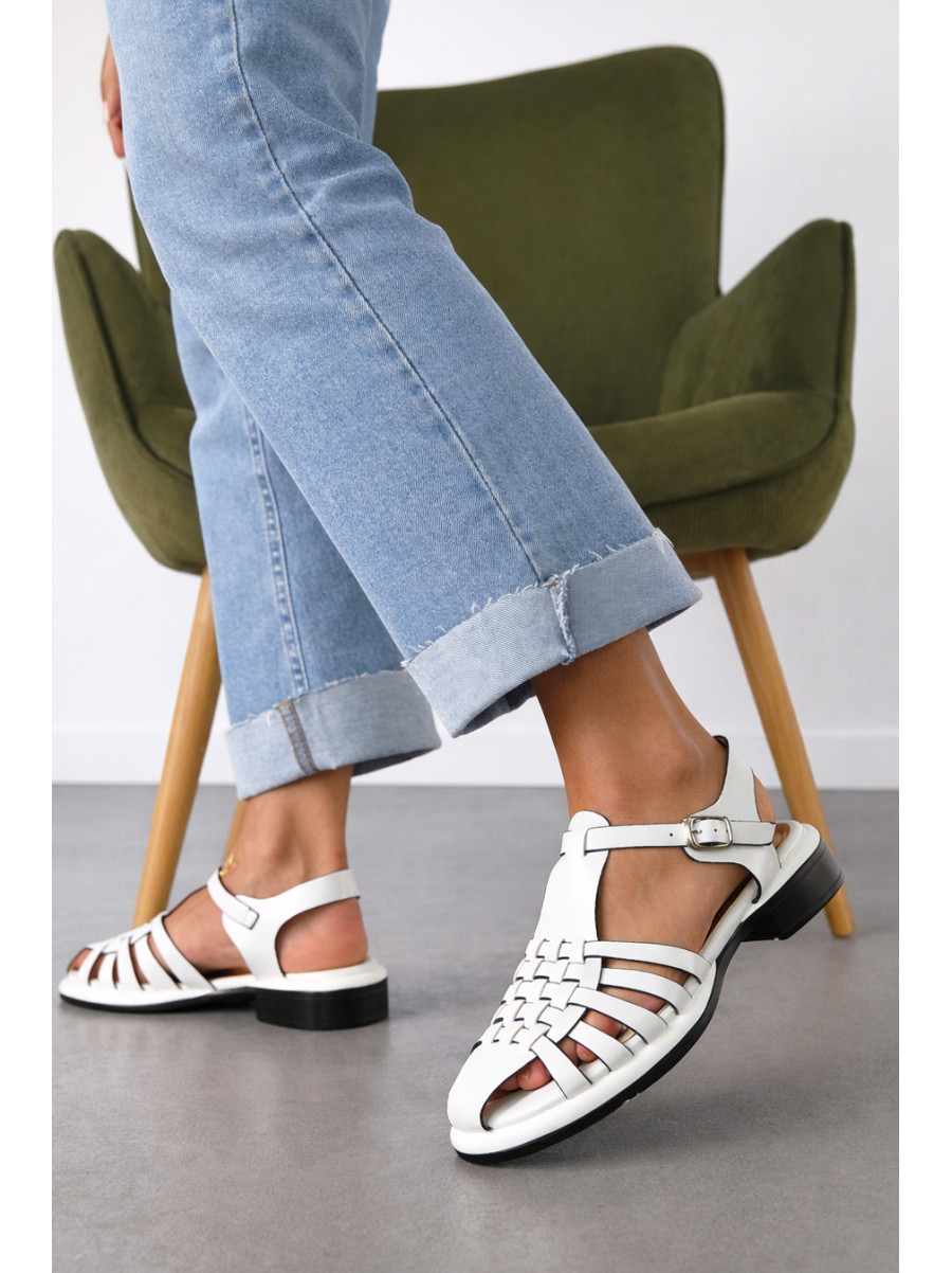 Босоножки женские белого цвета К270-2 212221C