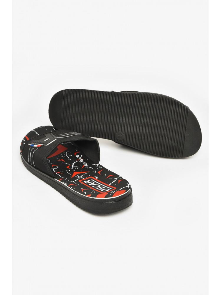 Шлепки мужские черно-белого цвета s-28 212240C