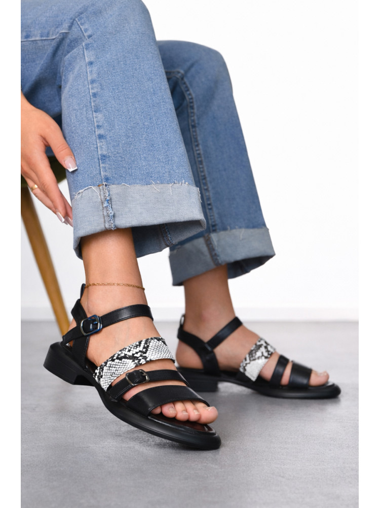 Босоножки женские чорного цвета W 710-7 212254C