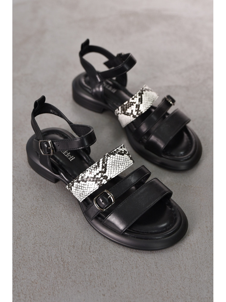 Босоножки женские чорного цвета W 710-7 212254C