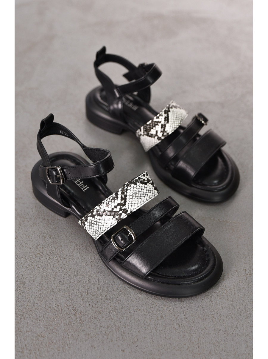 Босоножки женские чорного цвета W 710-7 212254C