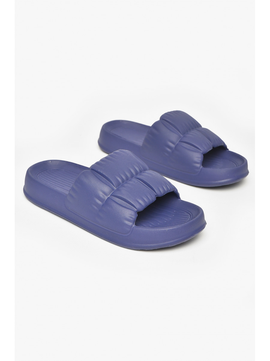 Шлепанцы пена женские синего цвета С-95 212265C