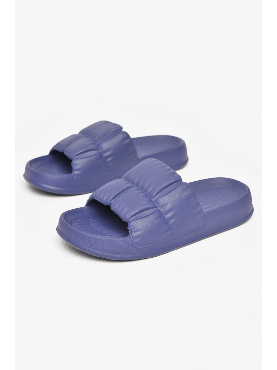 Шлепанцы пена женские синего цвета С-95 212265C